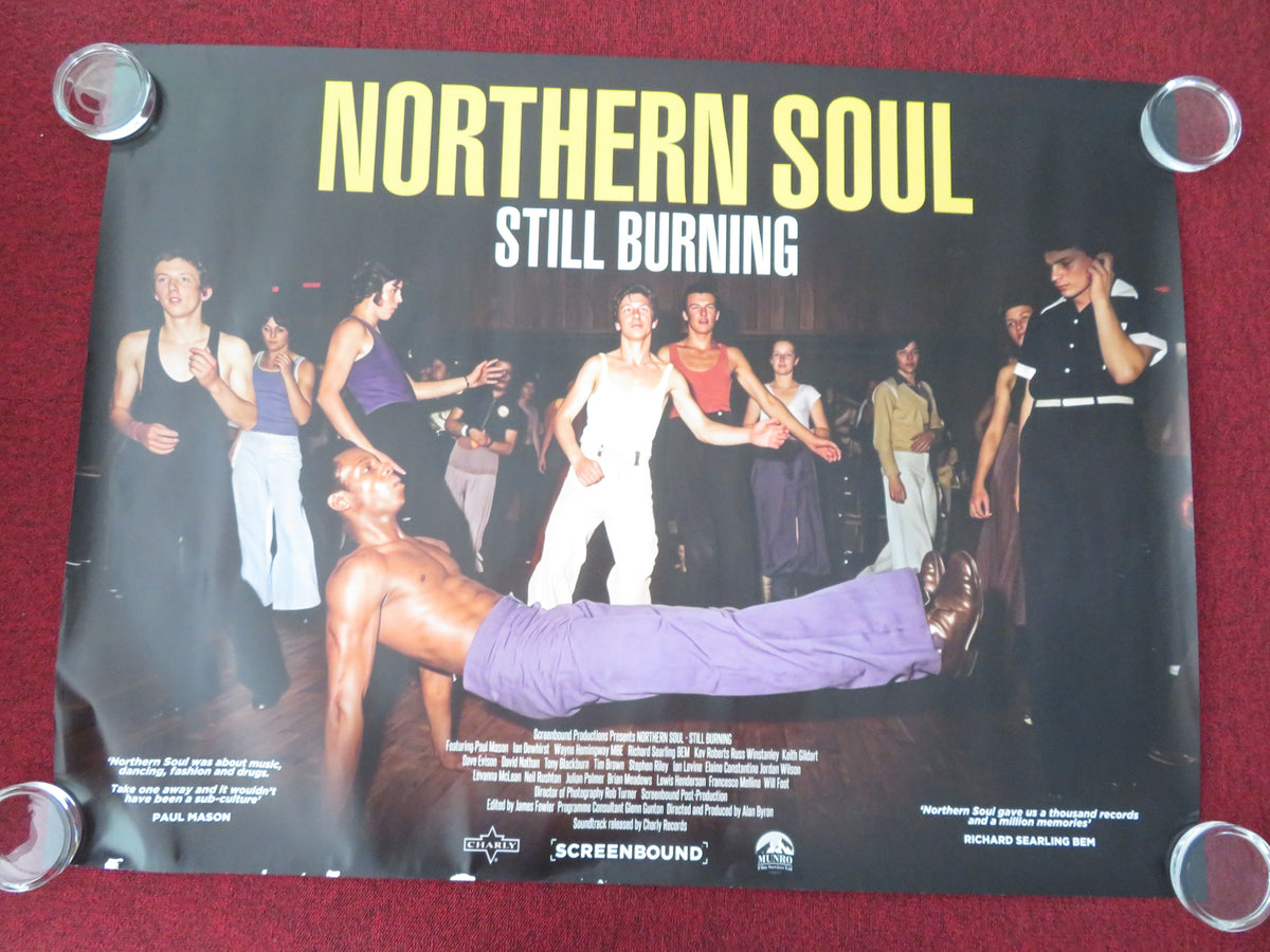 Northern Soul: Still Burning UK Quad Rolled Poster T. Palmer Tony Blackburn 2026