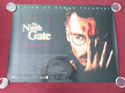 The Ninth Gate UK Quad Rolled Poster Johnny Depp Frank Langella Lena Olin 1999