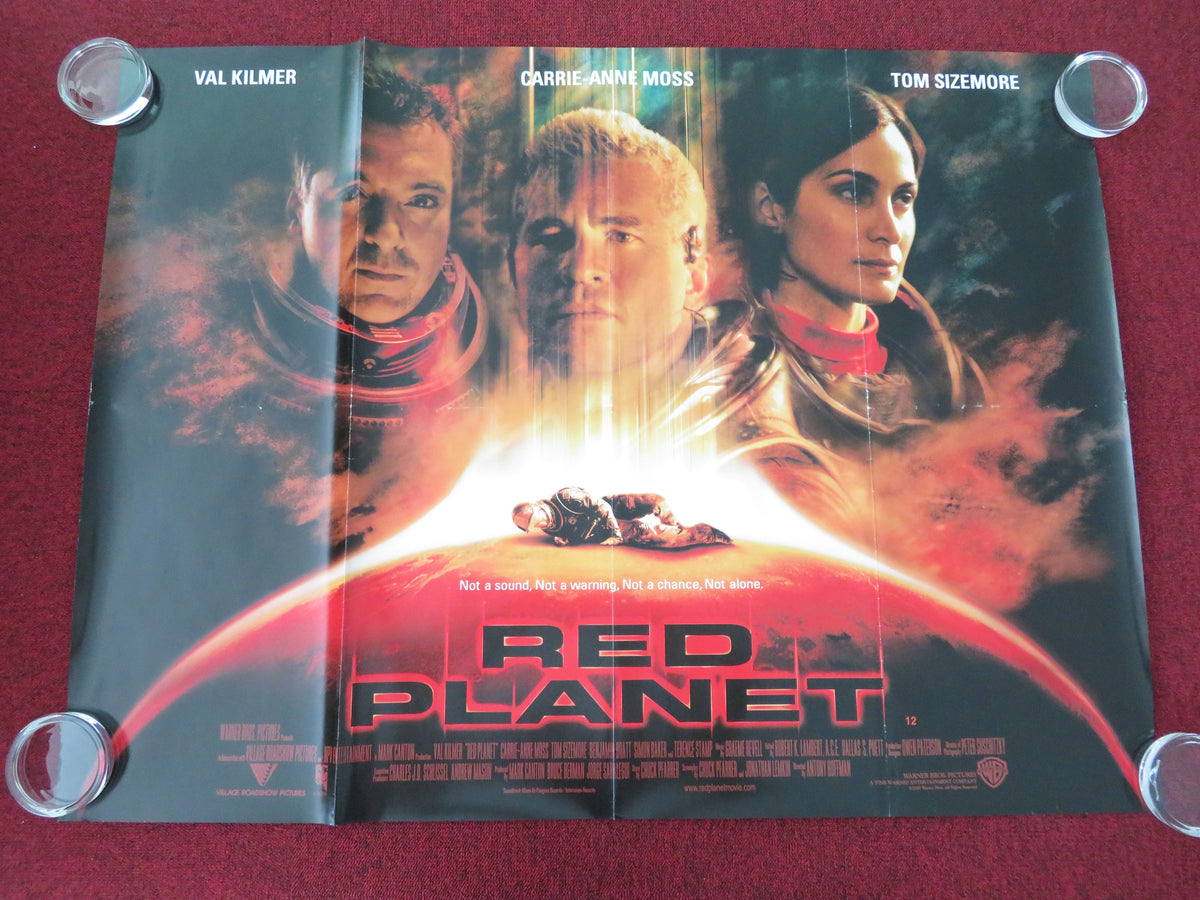 Red Planet UK Quad Rolled Poster Val Kilmer Carrie-Anne Moss 2000