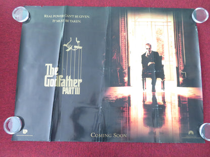 The Godfather Part III UK Quad Rolled Poster Al Pacino Diane Keaton 1990