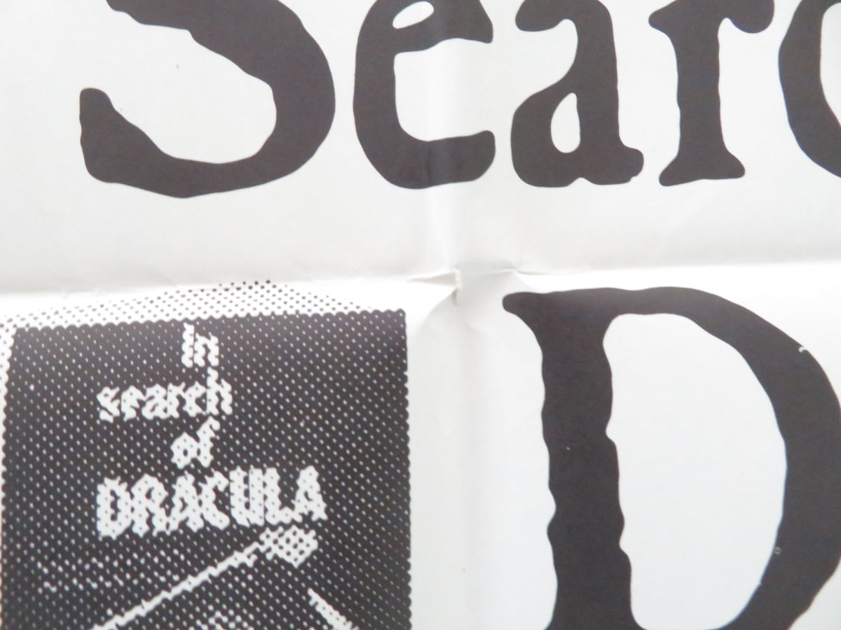 In Search of Dracula Folded US One Sheet Poster Christopher Lee 1974