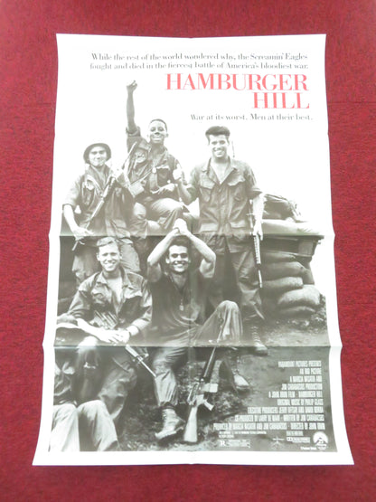 Hamburger Hill Folded US One Sheet Poster Anthony Barrile Michael Boatman 1987