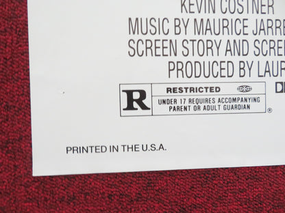 No Way Out Folded US One Sheet Poster Kevin Costner Gene Hackman Sean Young 1987