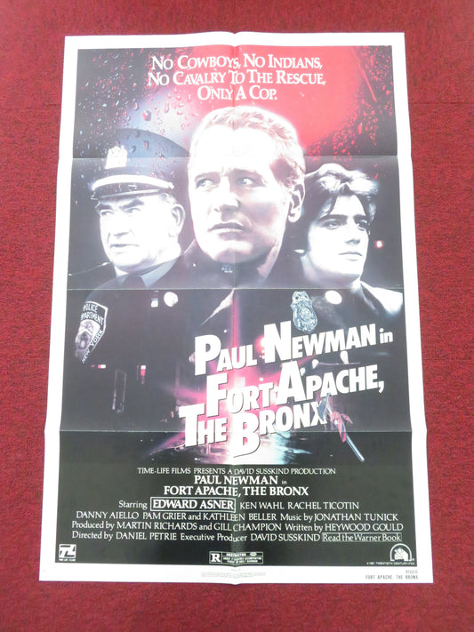 Fort Apache the Bronx Folded US One Sheet Poster Paul Newman Edward Asner 1981