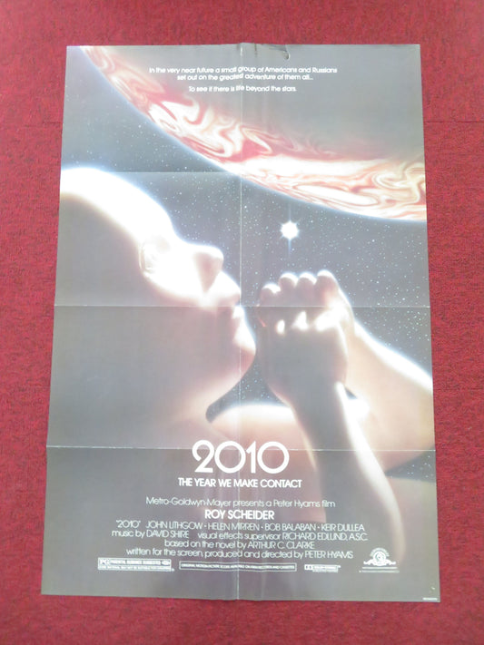 2010: The Year We Make Contact Folded US One Sheet Poster Roy Scheider 1984
