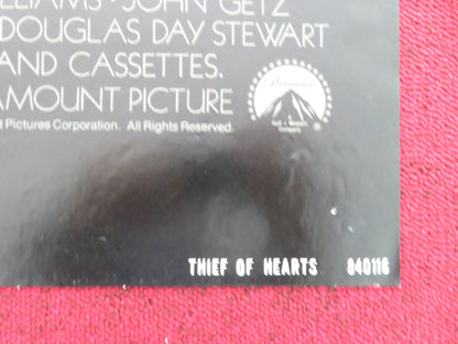 Thief of Hearts Folded US One Sheet Poster Steven Bauer Barbara Williams 1984