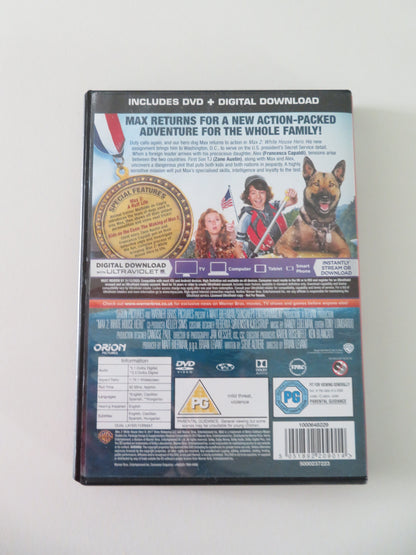 Max 2: White House Hero Zane Austin, Francesca Capaldi (DVD) 2017 Region 2