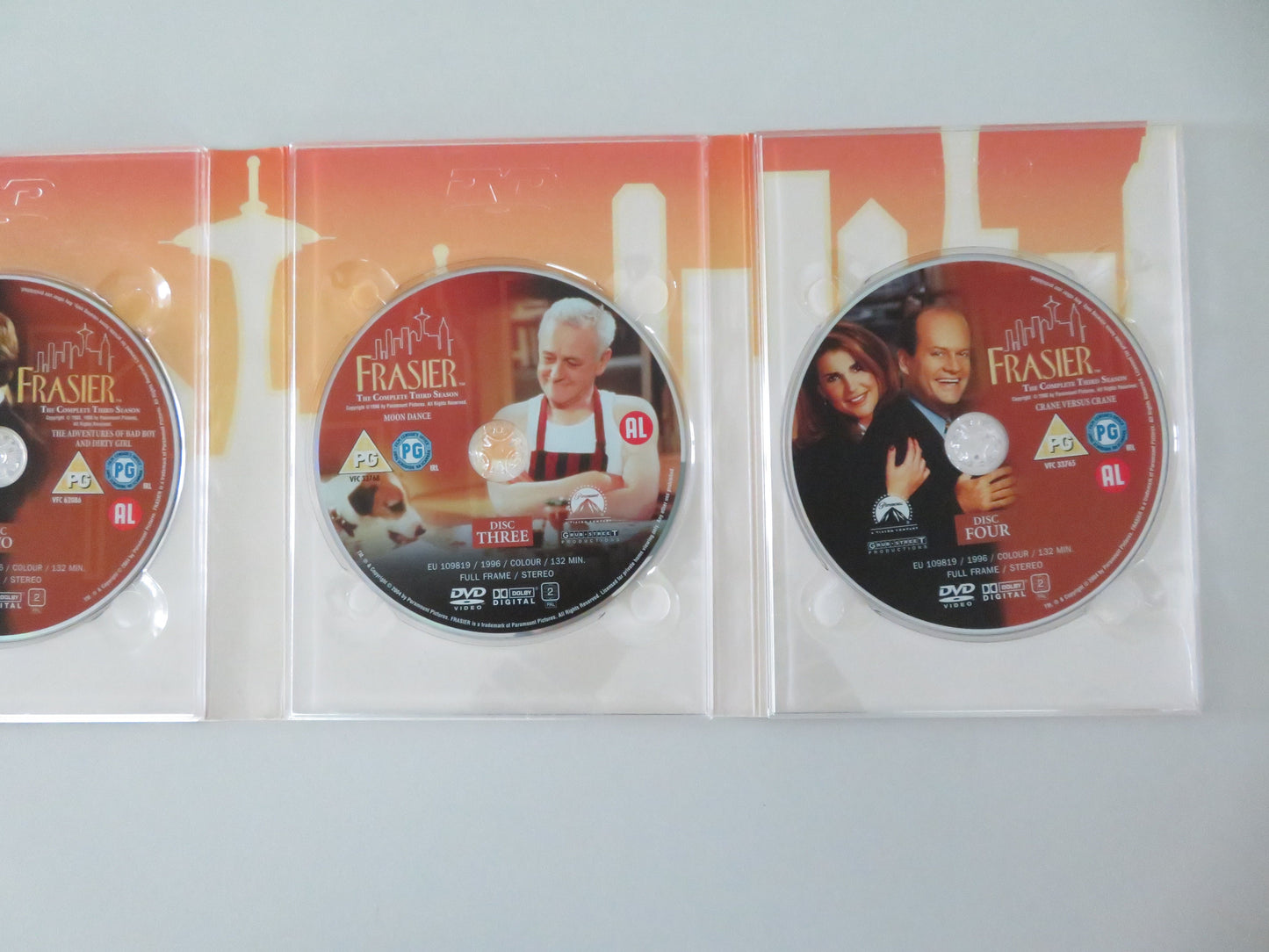 Frasier - The Complete Third Season (DVD BoxSet) Kelsey Grammer 1995 Region 2
