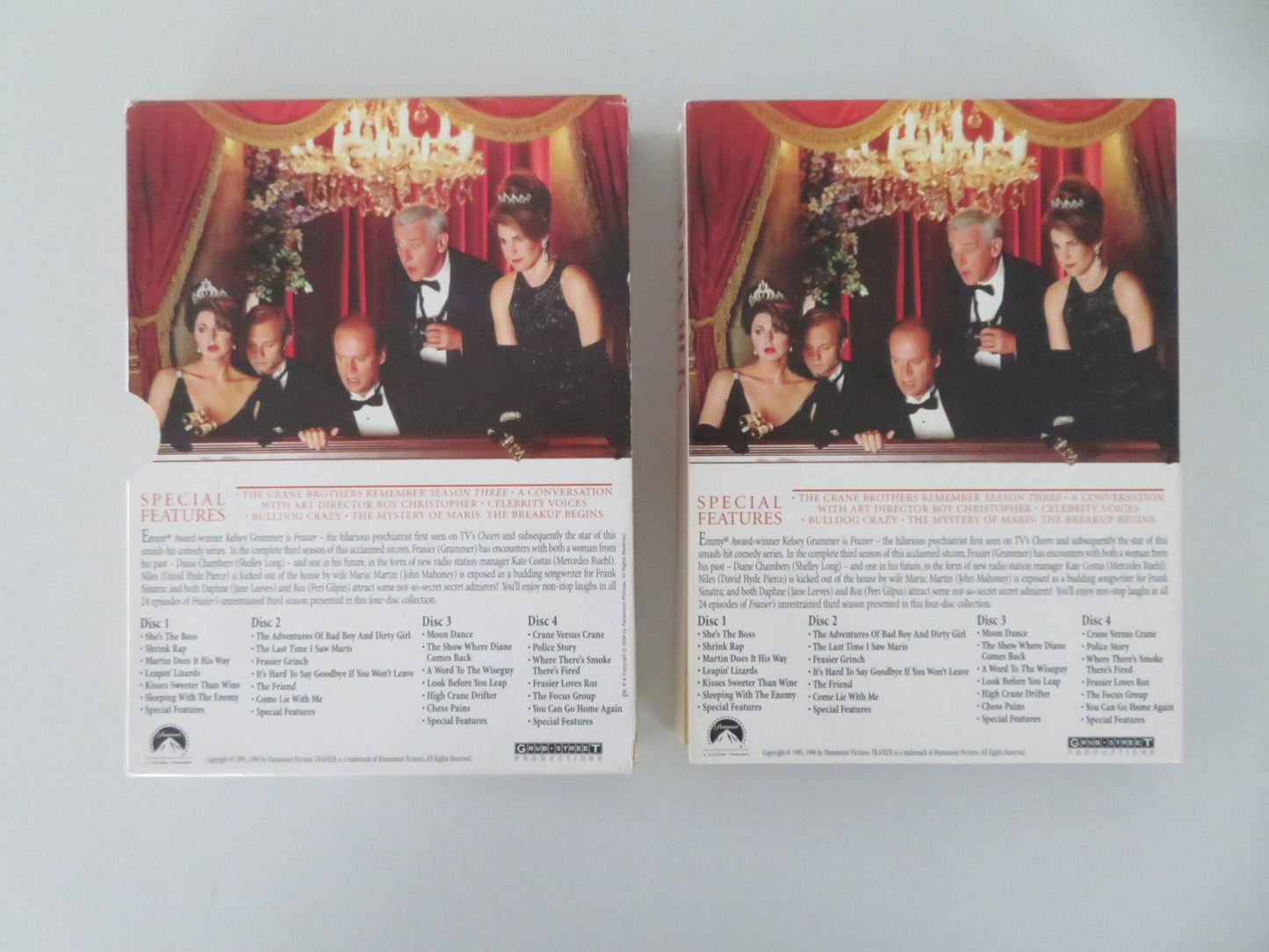 Frasier - The Complete Third Season (DVD BoxSet) Kelsey Grammer 1995 Region 2
