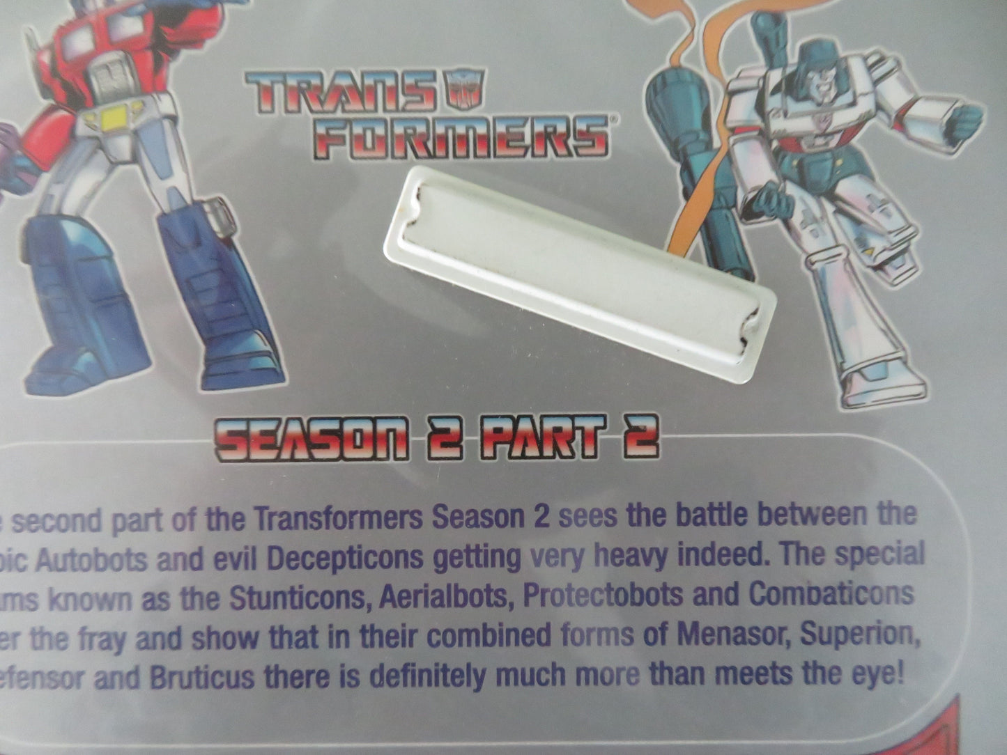 Transformers Season 2 Part 2 (DVD BoxSet) Frank Welker P. Cullen 2005 Region 2