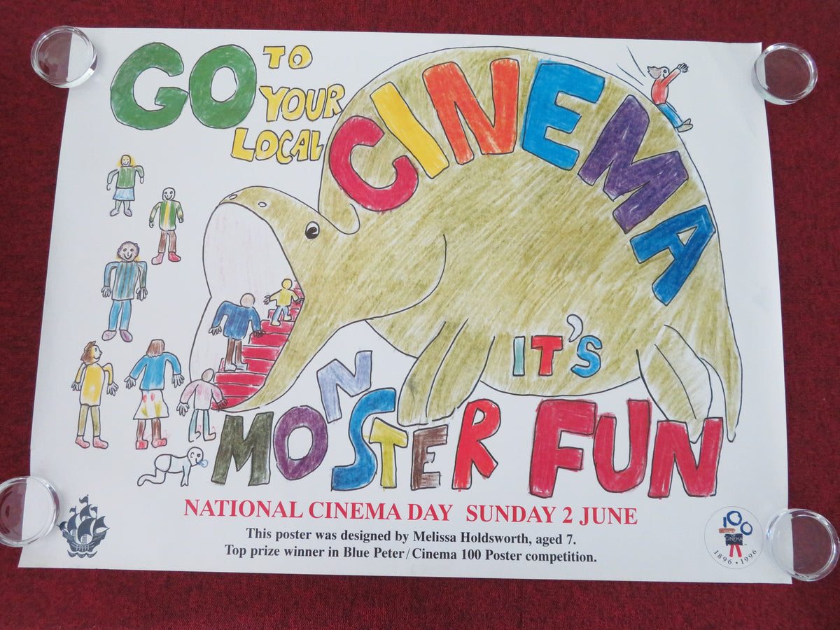 National Cinema Day UK Quad Rolled Poster Blue Peter Melissa Holdsworth 1996