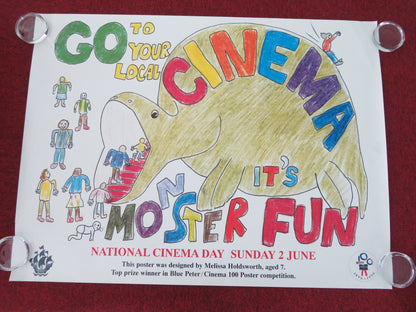 National Cinema Day UK Quad Rolled Poster Blue Peter Melissa Holdsworth 1996