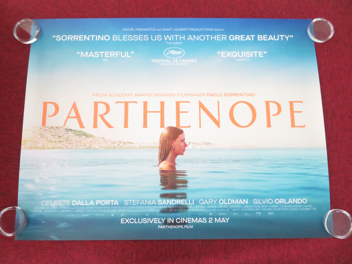 Parthenope UK Quad Rolled Poster Gary Oldman Celeste Dalla Porta 2024