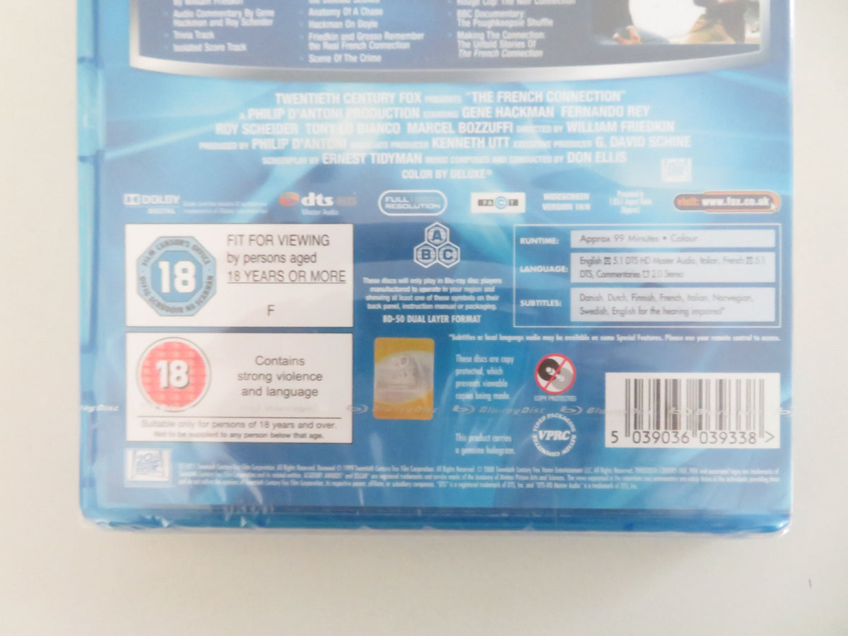 The French Connection - Special Edition (BLU-RAY) Gene Hackman 1971 Region A,B,C