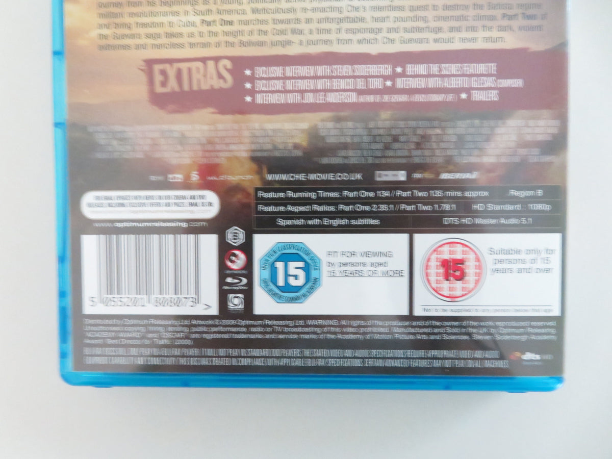 Che: Part One and Part Two (BLU-RAY) Benicio Del Toro Oscar Isaac 2008 Region B