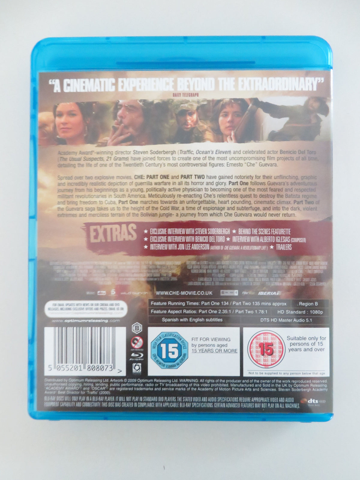 Che: Part One and Part Two (BLU-RAY) Benicio Del Toro Oscar Isaac 2008 Region B