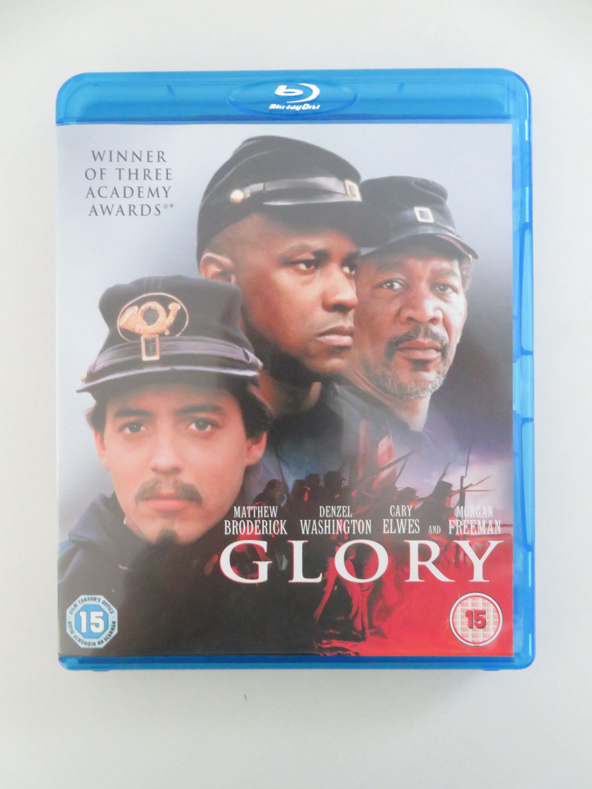 Glory (BLU-RAY) Matthew Broderick Denzel Washington Cary Elwes 1989 Region A,B,C