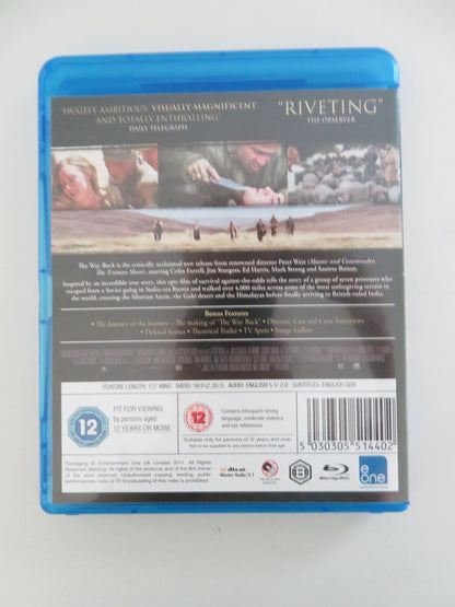 The Way Back (BLU-RAY) Jim Sturgess Ed Harris Colin Farrell 2011 Region B