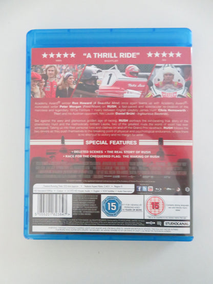 Rush (BLU-RAY) Chris Hemsworth Daniel Bruhl 2013 Region B