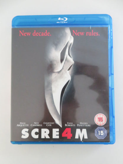 Scream 4 (BLU-RAY) Neve Campbell Courteney Cox David Arquette 2011 Region B