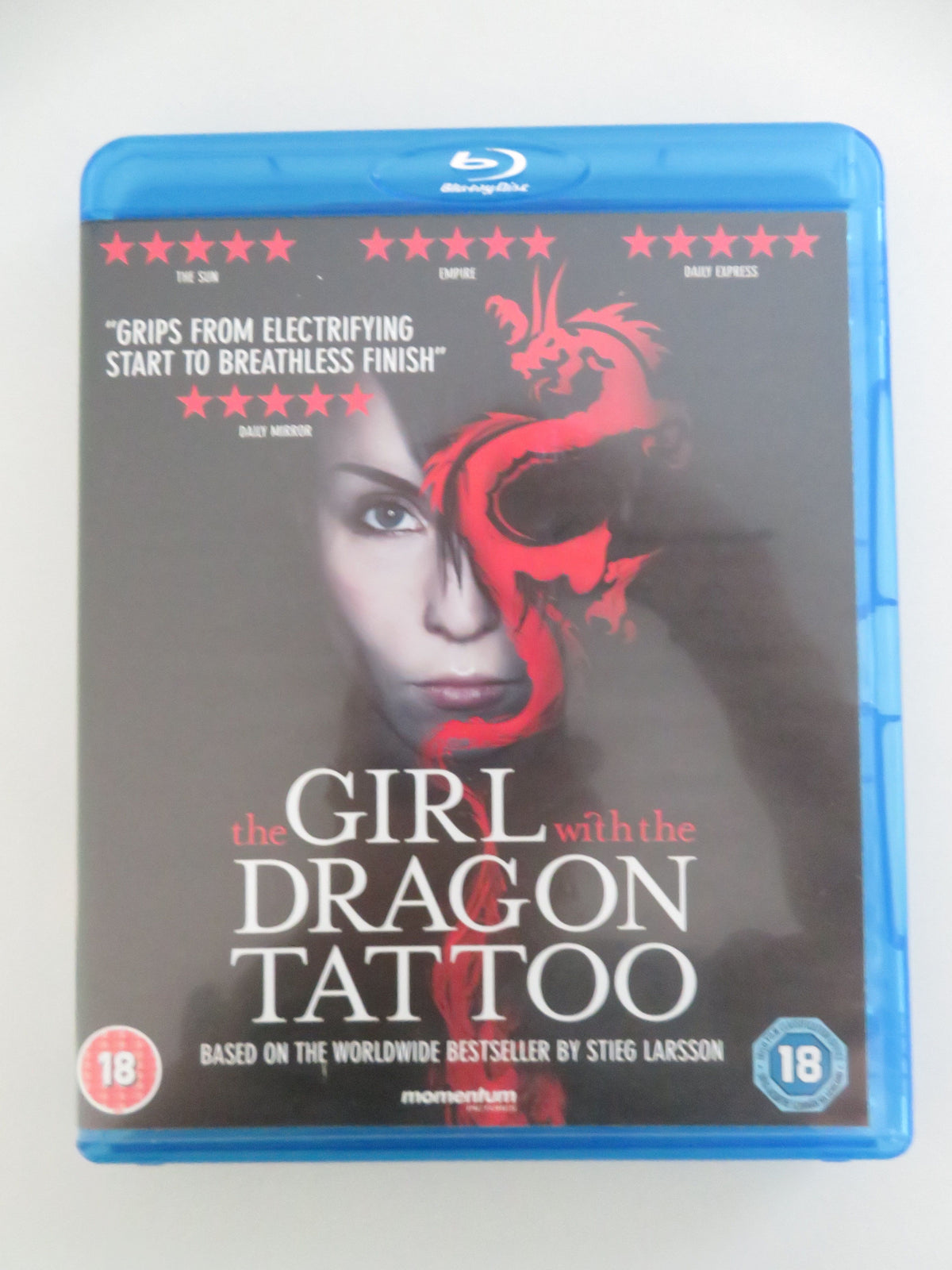 The Girl with the Dragon Tattoo (BLU-RAY) Noomi Rapace 2009 Region B