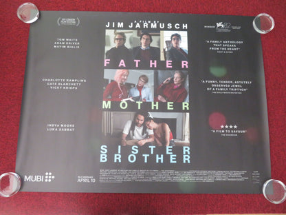 Father Mother Sister Brother UK Quad Rolled Poster Tom Waits Adam Driver 2025