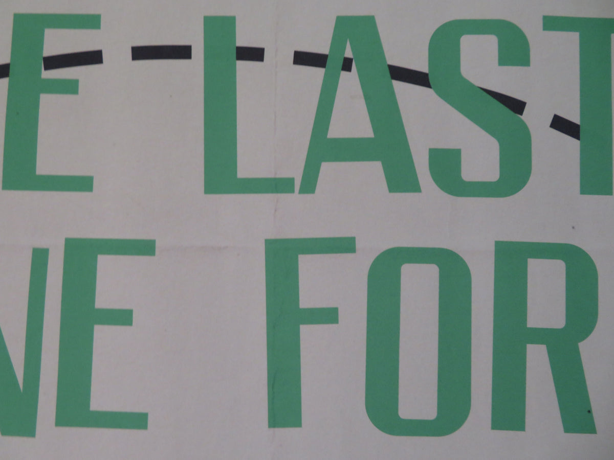 The Last One for the Road UK Quad Rolled Poster Filippo Scotti S. Romano 2025
