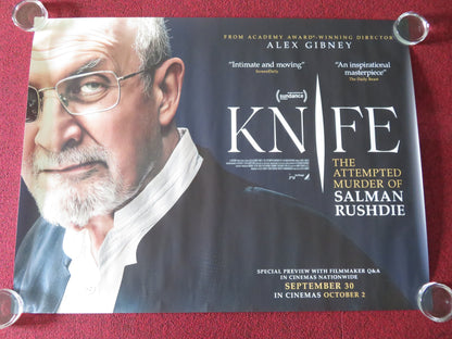 Knife: The Attempted Murder of Salman Rushdie UK Quad Rolled Poster 2026