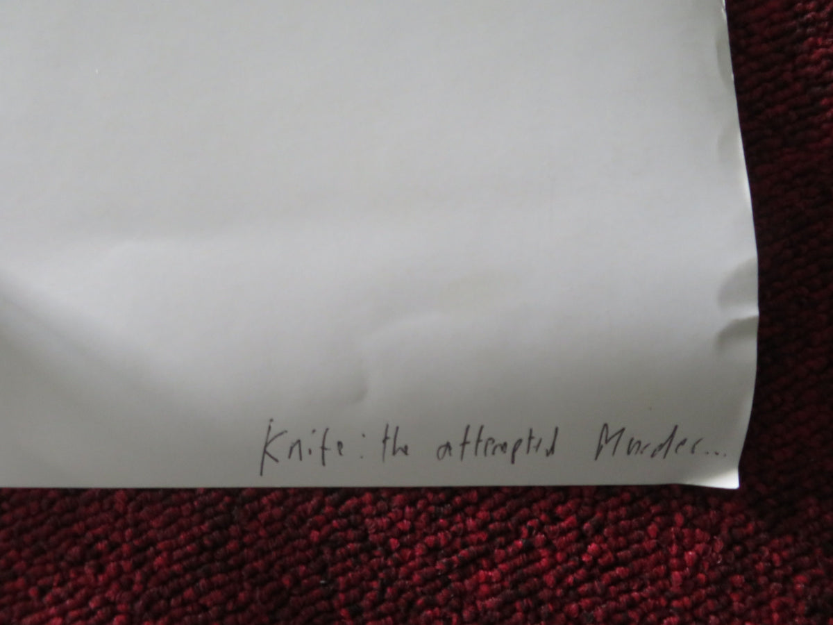Knife: The Attempted Murder of Salman Rushdie UK Quad Rolled Poster 2026