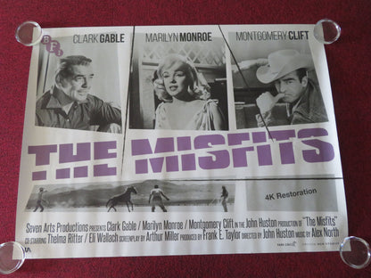 The Misfits - 4K UK Quad Rolled Poster Clark Gable Marilyn Monroe M. Clift 2026