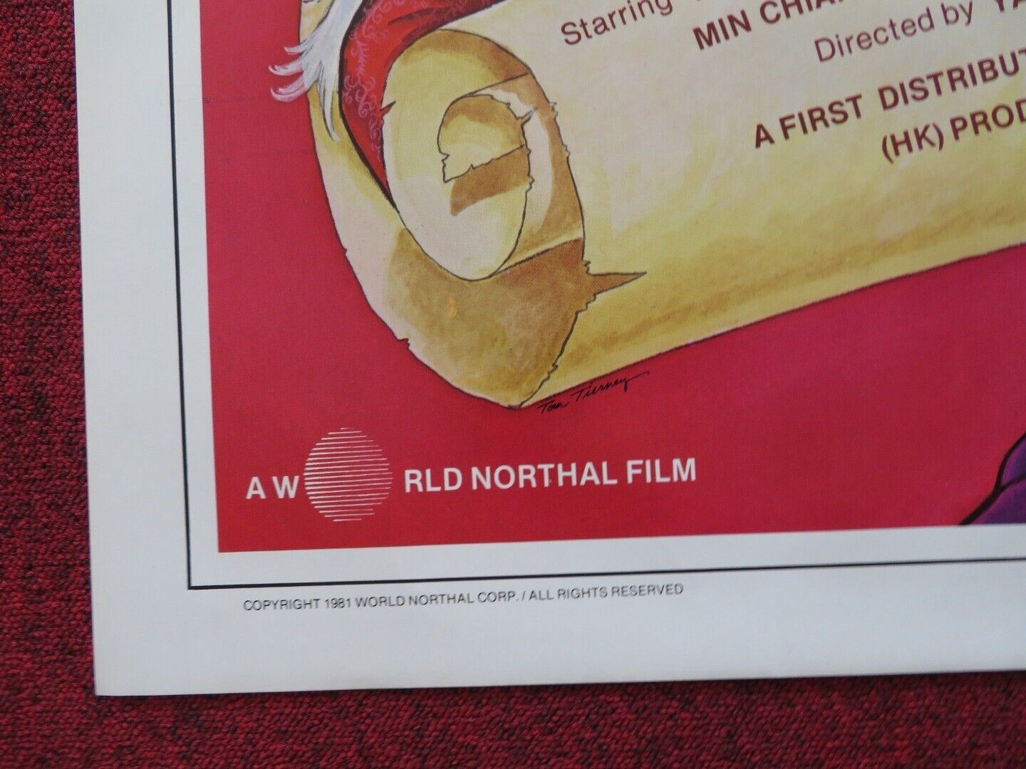 18 FATAL STRIKES - KUNG FU US ONE SHEET ROLLED POSTER TUNG WAI SHIH TIEN 1980 - Rendezvous Cinema