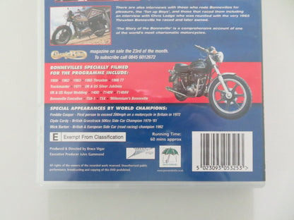 Story of the Triumph Bonneville (DVD) Classic Bikes 2004 Region 2