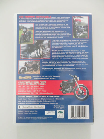 Story of the Triumph Bonneville (DVD) Classic Bikes 2004 Region 2