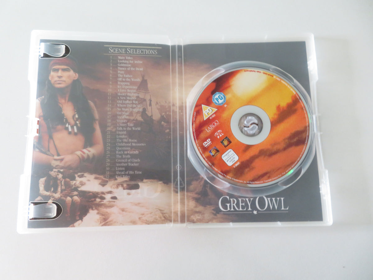 Grey Owl (DVD) Pierce Brosnan Stewart Bick 1999 Region 2