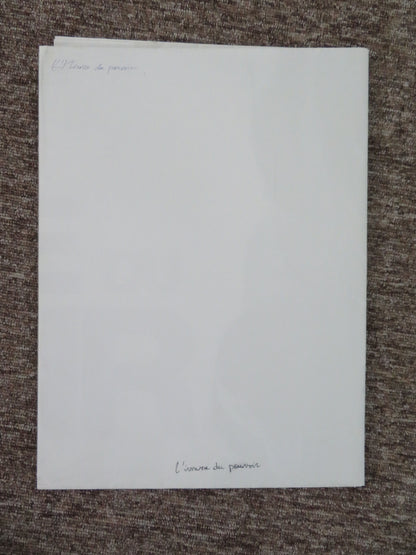 Comedy of Power French Grande Poster Isabelle Huppert Francois Berleand 2006