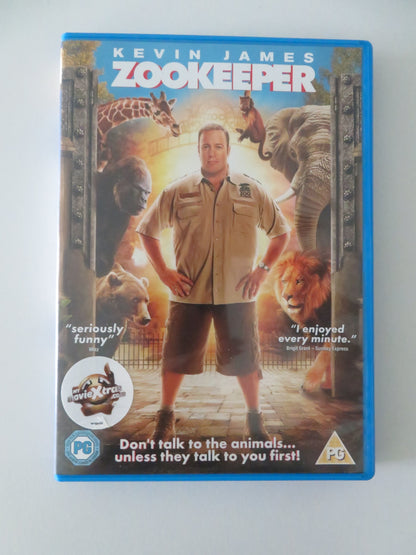 Zookeeper (DVD) Kevin James Rosario Dawson Leslie Bibb 2011 Region 2