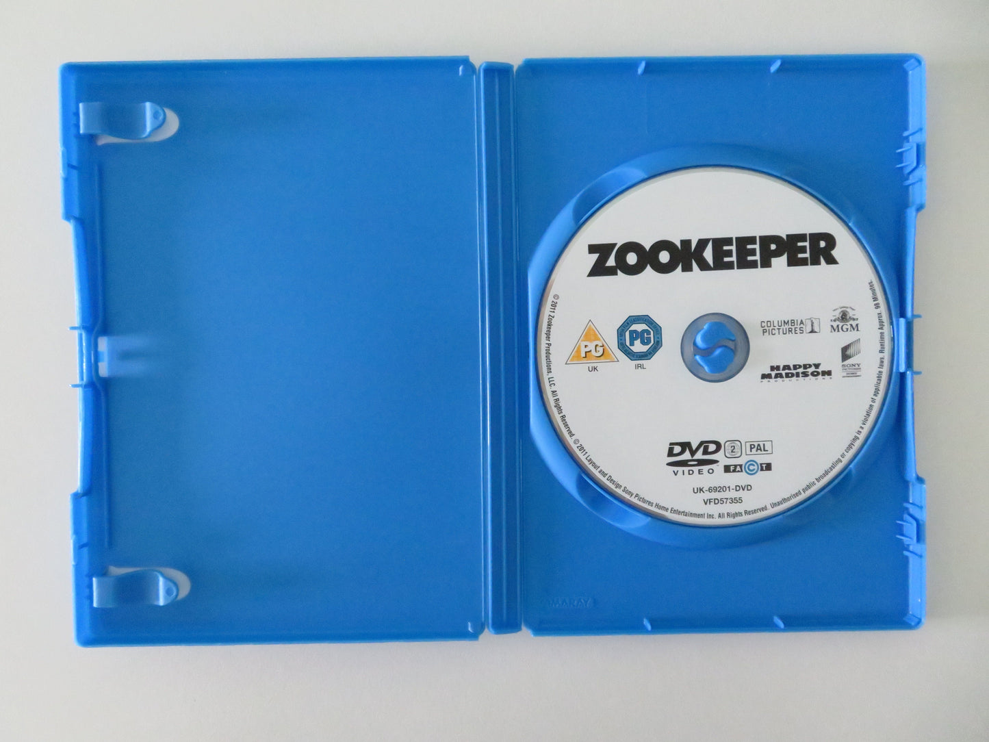 Zookeeper (DVD) Kevin James Rosario Dawson Leslie Bibb 2011 Region 2