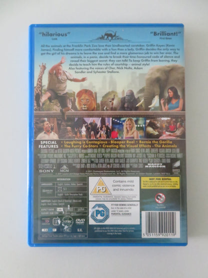 Zookeeper (DVD) Kevin James Rosario Dawson Leslie Bibb 2011 Region 2