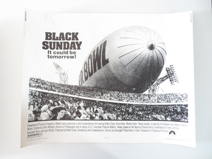 Black Sunday US Half Sheet (22"x 28") Poster Robert Shaw Bruce Dern 1977