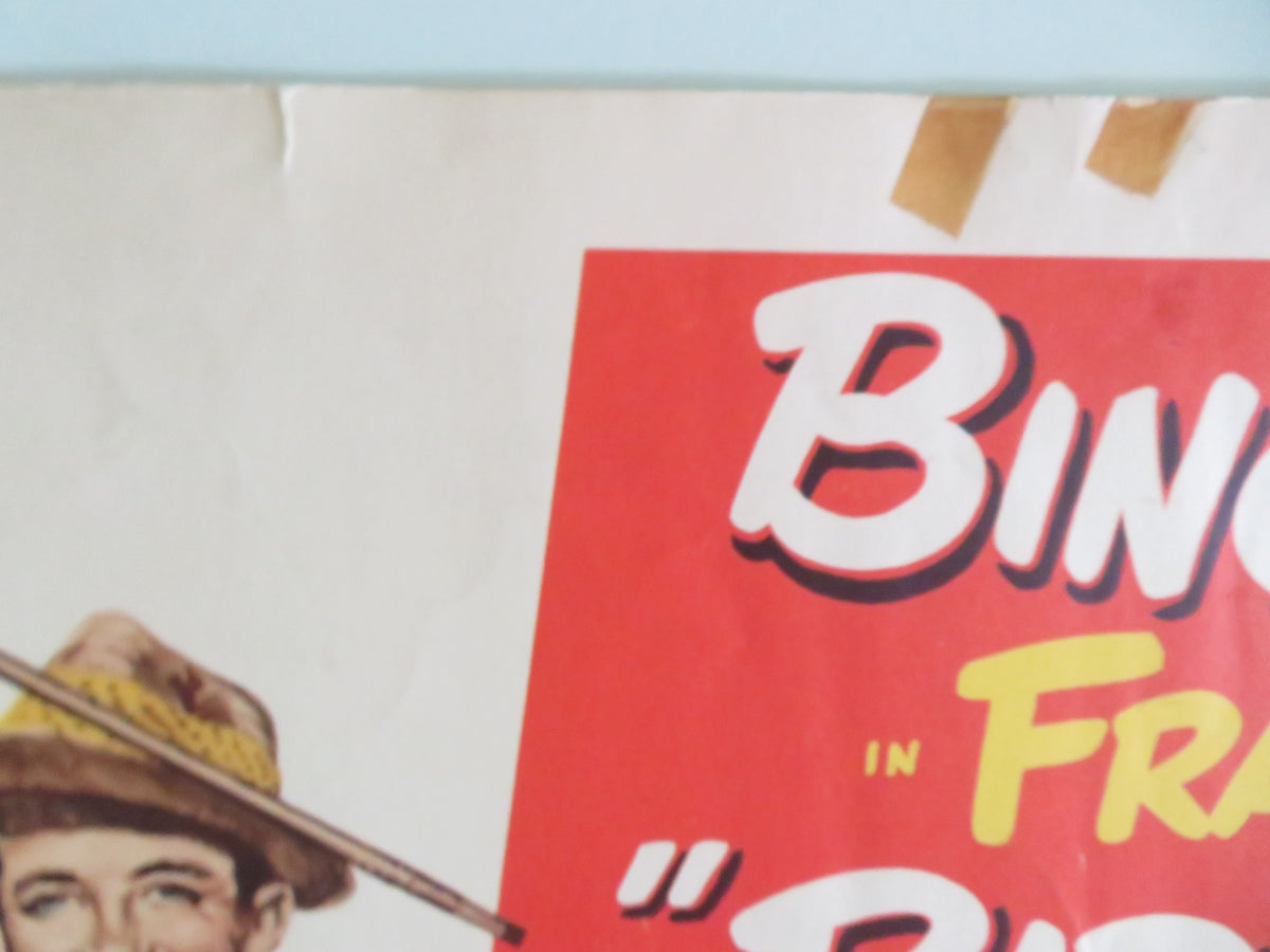 Riding High US Half Sheet (22"x 28") Poster Bing Crosby Coleen Gray 1950