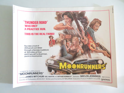 Moonrunners US Half Sheet (22"x 28") Poster James Mitchum Kiel Martin 1974