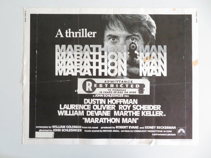 Marathon Man US Half Sheet (22"x 28") Poster Dustin Hoffman Laurence Olivier '76