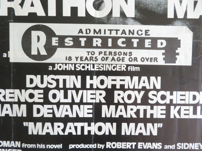 Marathon Man US Half Sheet (22"x 28") Poster Dustin Hoffman Laurence Olivier '76