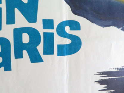 Night Train to Paris US Half Sheet (22"x 28") Poster Leslie Nielsen A. Gur 1964