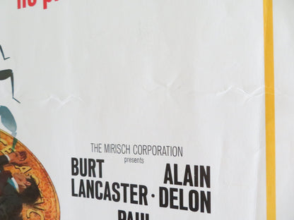 Scorpio -Style B US Half Sheet (22"x 28") Poster Burt Lancaster Alain Delon 1973