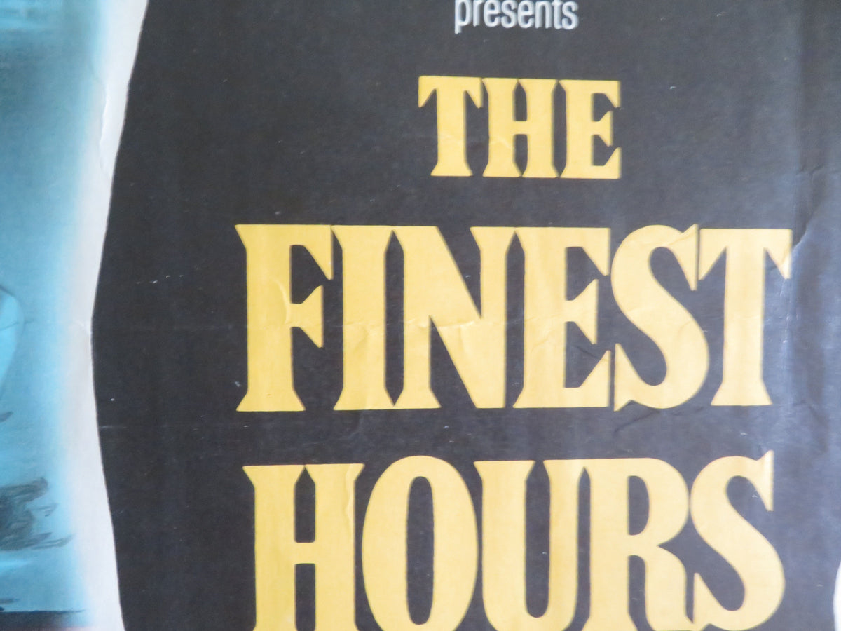 The Finest Hours US Half Sheet (22"x 28") Poster Orson Welles George Baker 1964