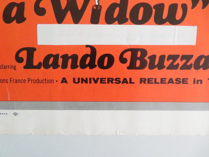 Better a Widow US Half Sheet (22"x 28") Poster Virna Lisi Peter McEnery 1969