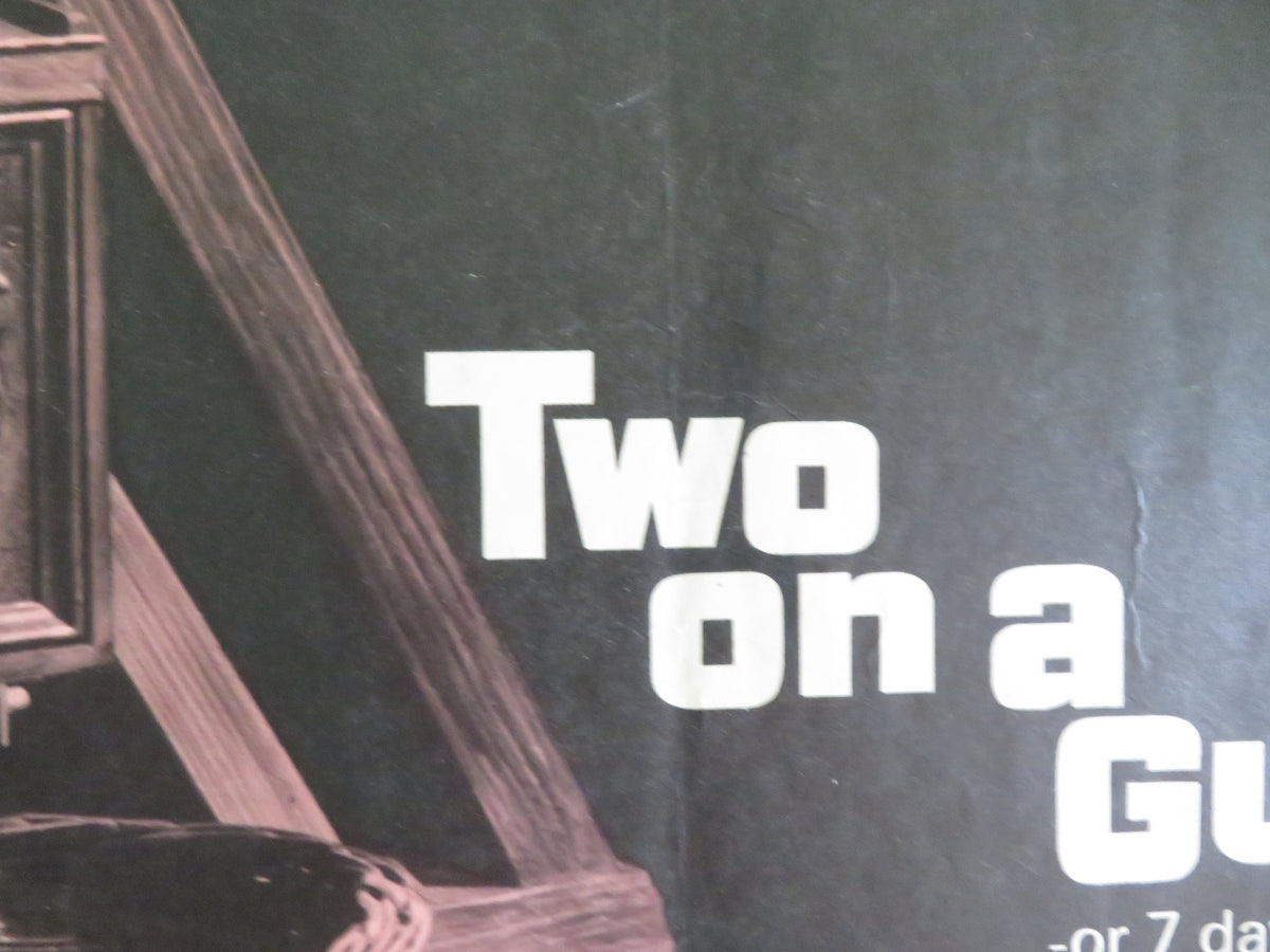 Two on a Guillotine US Half Sheet (22"x 28") Poster Connie Stevens D. Jones 1965