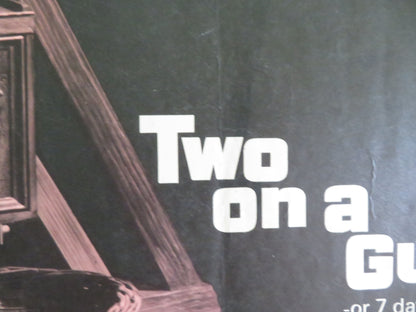 Two on a Guillotine US Half Sheet (22"x 28") Poster Connie Stevens D. Jones 1965