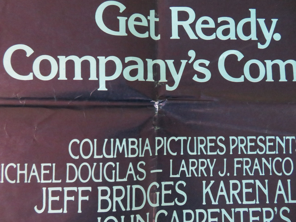 Starman UK Quad Poster Folded Jeff Bridges Karen Allen Charles Martin Smith 1984